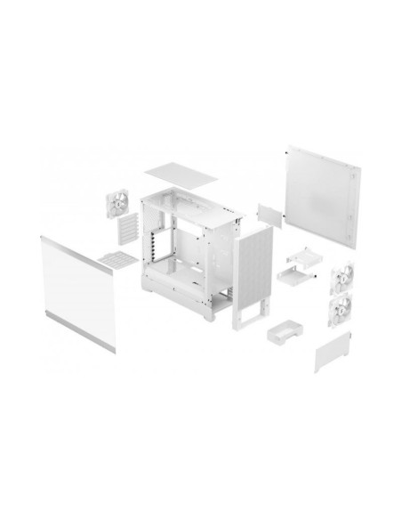 Caja para PC Fractal Design Pop Air RGB White TG (Clear Tint) ATX