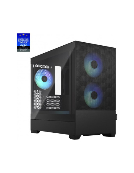 Caja para PC Fractal Design Pop Mini Air RGB Black TG (Clear Tint) Micro-ATX