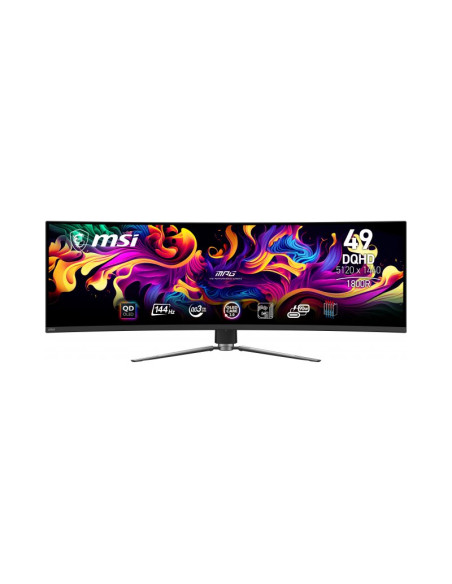 Monitor gaming curvo MSI MPG 491CQP QD-OLED 49" DQHD 144Hz Adaptive Sync