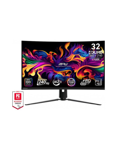 Monitor curvo MSI MPG 321CURX QD-OLED 32" 4K UHD 240Hz Adaptive Sync
