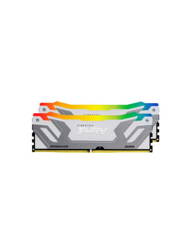 Memoria Kingston Fury Renegade RGB 48GB RAM DDR5 (2x24GB) CUDIMM 8400MHz CL40 Blanca