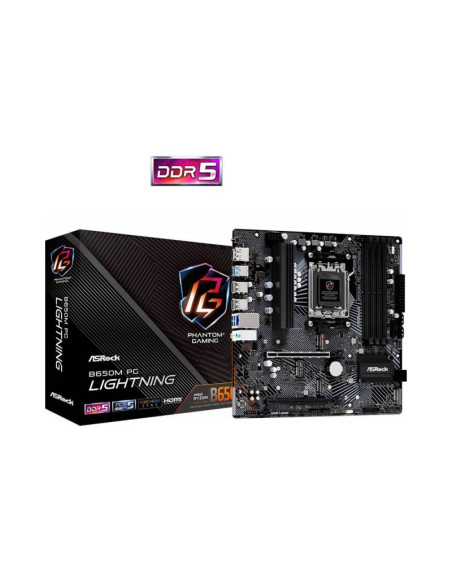 Placa base AsRock B650M PG Lightning Socket AM5 Micro-ATX