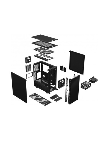 Caja para PC Fractal Design Define 7 Compact Black Solid ATX