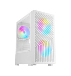 Caja para PC Mars Gaming MC-VORTEX Blanca Micro-ATX