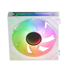 Ventilador PC Mars Gaming MF-LINKFINITY Blanco aRGB 120mm