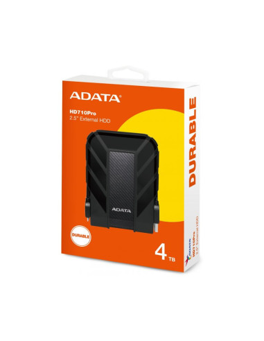 Disco duro externo Adata HD710 Pro 4TB USB 3.2 (Gen 1) Negro HDD 3.5"