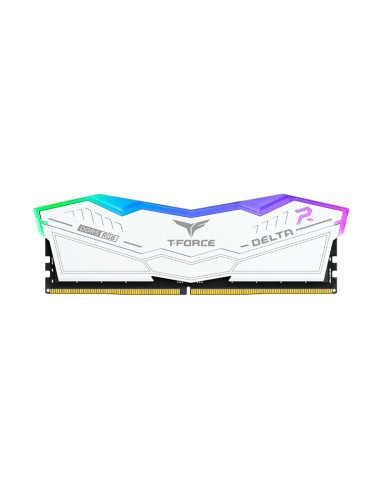 Memoria TeamGroup Delta RGB 16GB RAM DDR5 6000MHz CL38 Blanca