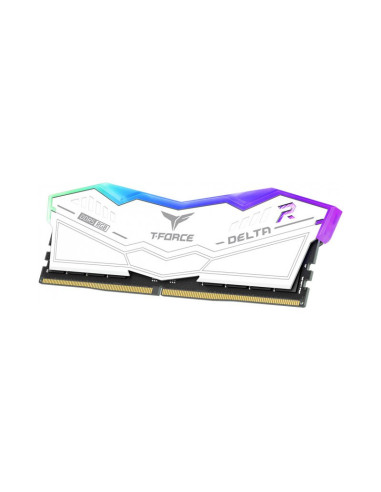Memoria TeamGroup Delta RGB 16GB RAM DDR5 6000MHz CL38 Blanca