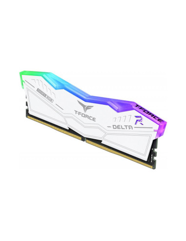 Memoria TeamGroup Delta RGB 16GB RAM DDR5 6000MHz CL38 Blanca