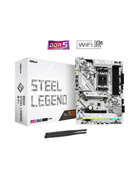 Placa base AsRock B650 Steel Legend WiFi Socket AMD AM5 ATX