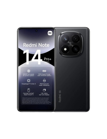 Smartphone Xiaomi Redmi Note 14 Pro+ 8GB 256GB Negro (5G)