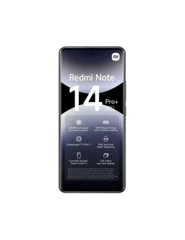 Smartphone Xiaomi Redmi Note 14 Pro+ 8GB 256GB Negro (5G)