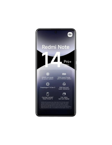 Smartphone Xiaomi Redmi Note 14 Pro+ 8GB 256GB Negro (5G)
