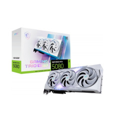 Tarjeta gráfica MSI GeForce RTX 5080 Gaming Trio OC White 16GB GDDR7 DLSS4