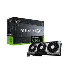 Tarjeta gráfica MSI GeForce RTX 5080 Ventus 3X OC 16GB GDDR7 DLSS4