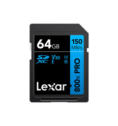 Tarjeta Lexar 800x Pro 64GB C10 SDXC