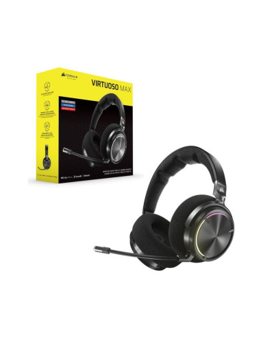 Auriculares gaming Corsair Virtuoso Max Wireless Carbon