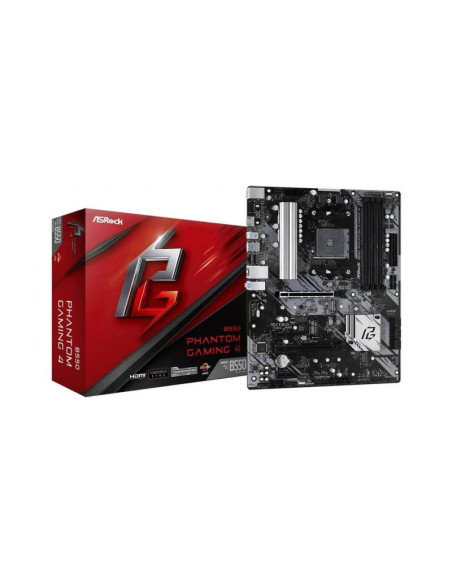 Placa base AsRock B550 Phantom Gaming 4 Socket AMD AM4 ATX