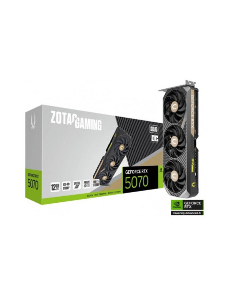Tarjeta gráfica 
Zotac Gaming GeForce RTX 5070 Solid OC 12GB GDDR7 DLSS4