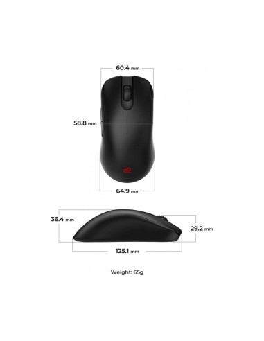 Zowie FK2-DW 4K Ratón inalámbrico 3200 DPI