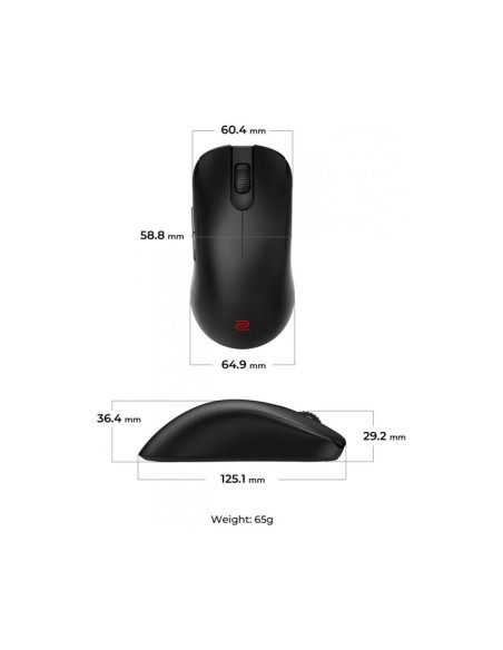 Zowie FK2-DW 4K Ratón inalámbrico 3200 DPI