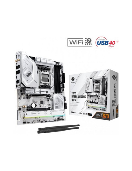 Placa base Asrock X870 Steel Legend WiFi Socket AMD AM5 ATX