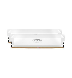 Memoria Crucial Pro Overclocking 32GB RAM (2x16GB) DDR5 6000MHz CL36 Blanca