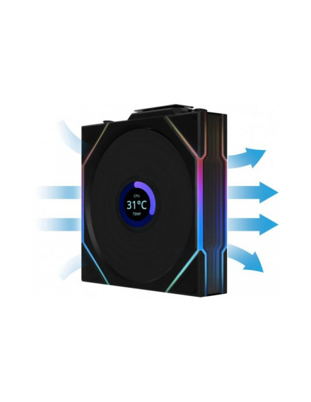 Lian Li Uni Fan TL Wireless LCD aRGB 120mm Pack de 3 Ventiladores PC
