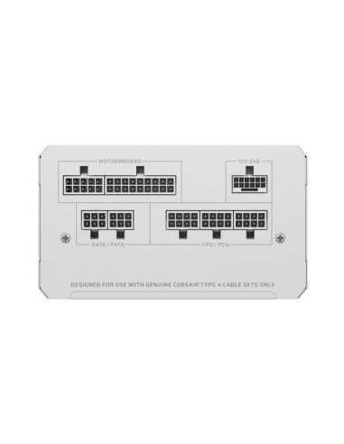 Corsair RMe RM750e ATX 3.1 (PCIe 5.1) Fuente de Alimentación Blanca 750W