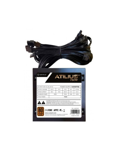 UNYKAch Atilius 2.0 750W (Bulk) Fuente de Alimentación 750W