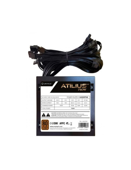 UNYKAch Atilius 2.0 750W (Bulk) Fuente de Alimentación 750W