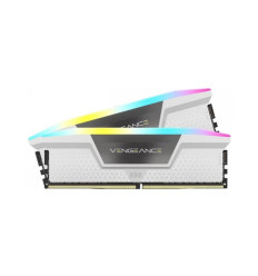 Corsair Vengeance RGB 32GB RAM DDR5 (2x16GB) 6000MHz CL30 Blanca