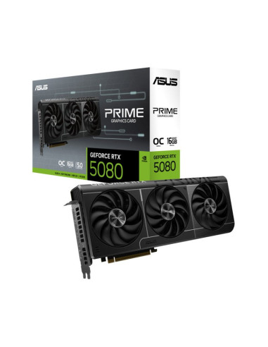 Asus Prime GeForce RTX 5080 OC Edition 16GB GDDR7 DLSS4