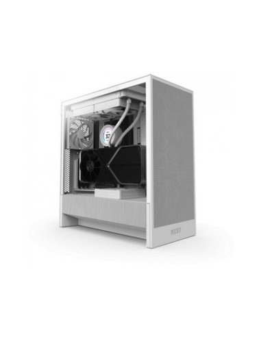 NZXT H5 Flow (2024) Blanca e-ATX Caja para PC