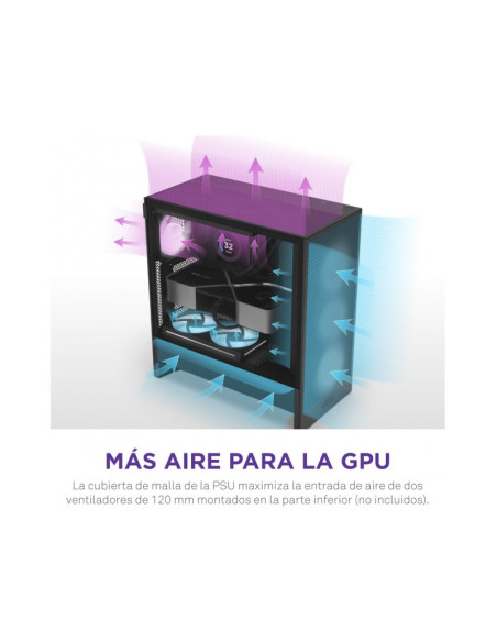 NZXT H5 Flow (2024) e-ATX Caja para PC