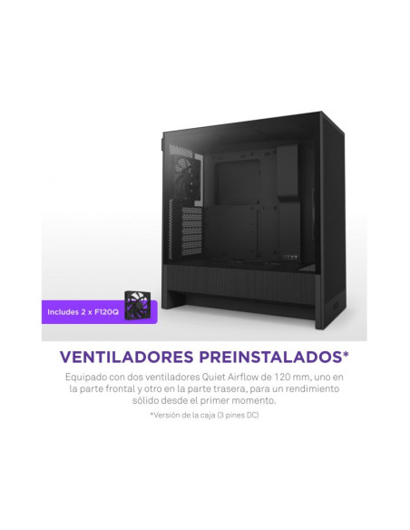 NZXT H5 Flow (2024) e-ATX Caja para PC