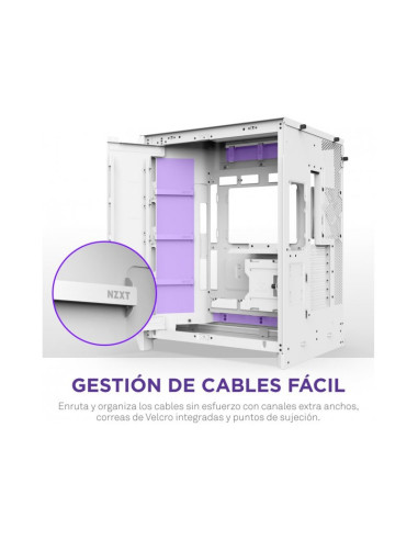 NZXT H9 Flow RGB+ Blanca (2025) ATX Caja para PC