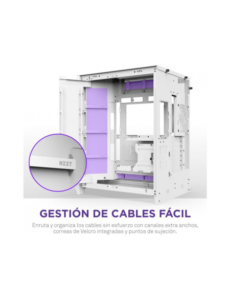 NZXT H9 Flow RGB+ Blanca (2025) ATX Caja para PC
