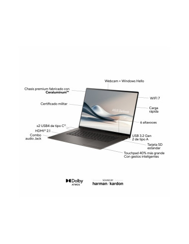 Asus Zenbook S 16 OLED UM5606WA-RK320W Ryzen AI 9 HX 370 32GB RAM 1TB SSD