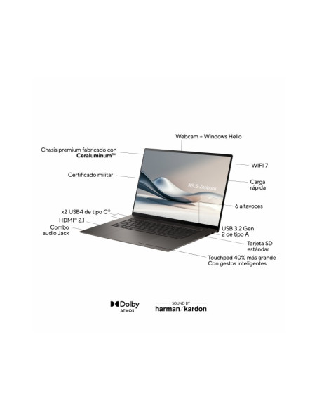 Asus Zenbook S 16 OLED UM5606WA-RK320W Ryzen AI 9 HX 370 32GB RAM 1TB SSD