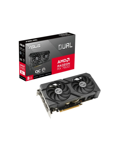 Asus Dual Radeon RX 7600 EVO OC Edition 8GB GDDR6
