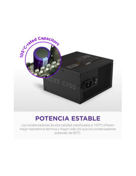 NZXT C750 ATX3.1 (PCIe 5.1) Fuente de Alimentación 750W