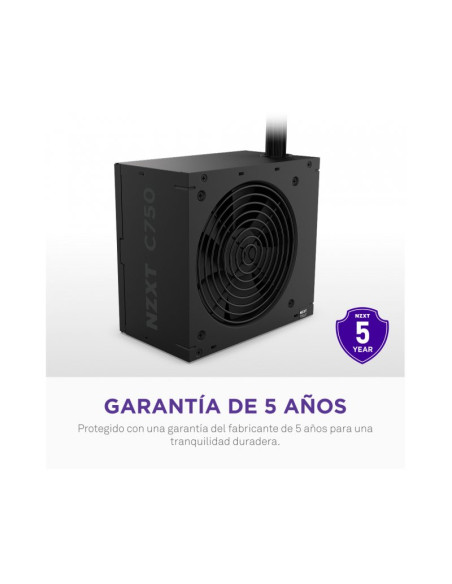NZXT C750 ATX3.1 (PCIe 5.1) Fuente de Alimentación 750W