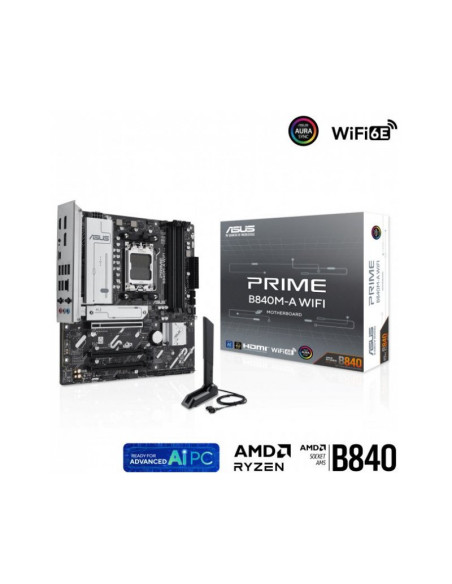 Asus Prime B840M-A WiFi Socket AM5 Micro-ATX