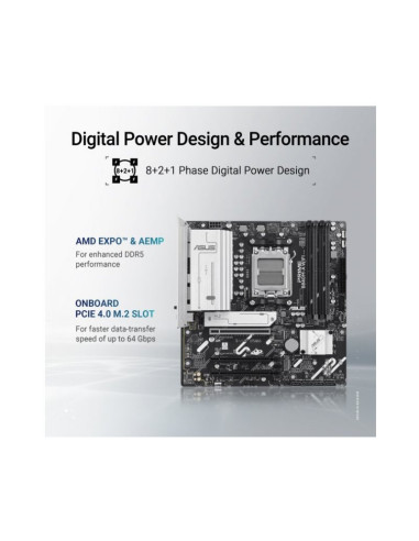 Asus Prime B840M-A WiFi Socket AM5 Micro-ATX
