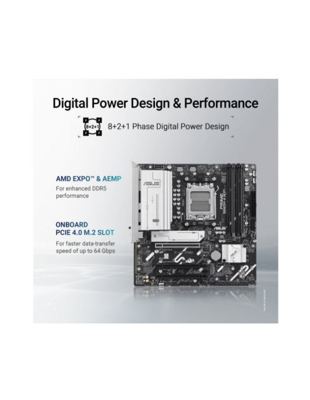 Asus Prime B840M-A WiFi Socket AM5 Micro-ATX