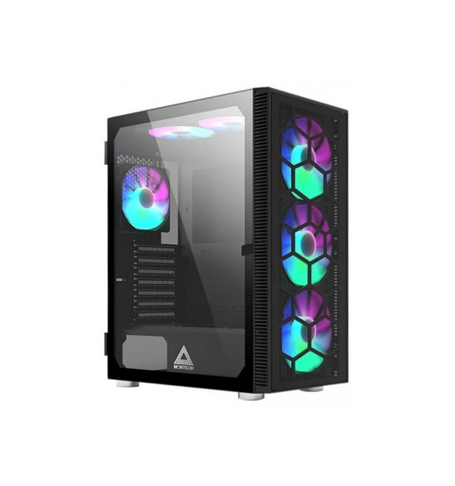 Montech X3 Glass ATX Caja para PC - RED Computer