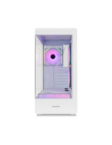 Nox Hummer Signal aRGB Blanca ATX Caja para PC
