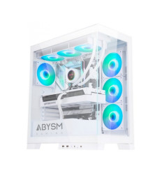 Abysm Danube Sava H500 aRGB Blanca ATX Caja para PC