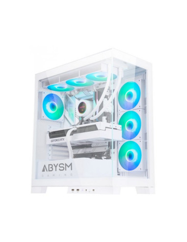 Abysm Danube Sava H500 aRGB Blanca ATX Caja para PC